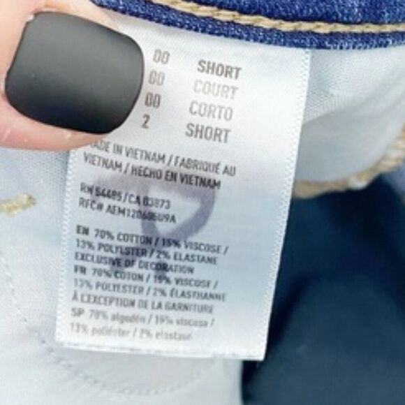 American Eagle | Super Hi Rise Jegging 00 Short - Picture 6 of 7